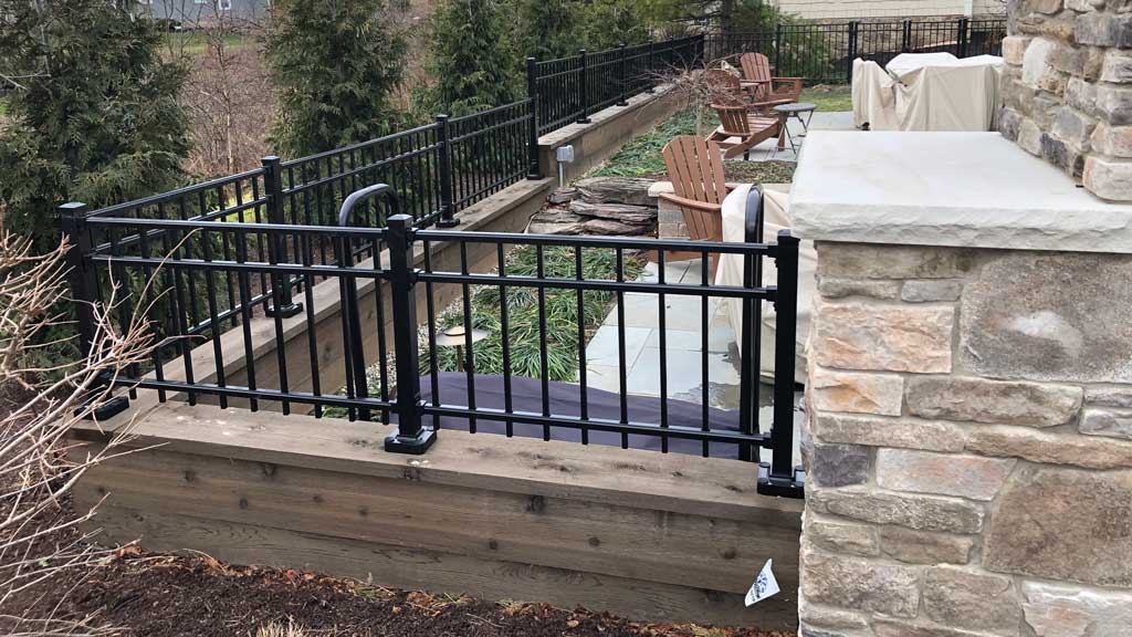 Custom Height Aluminum Fence