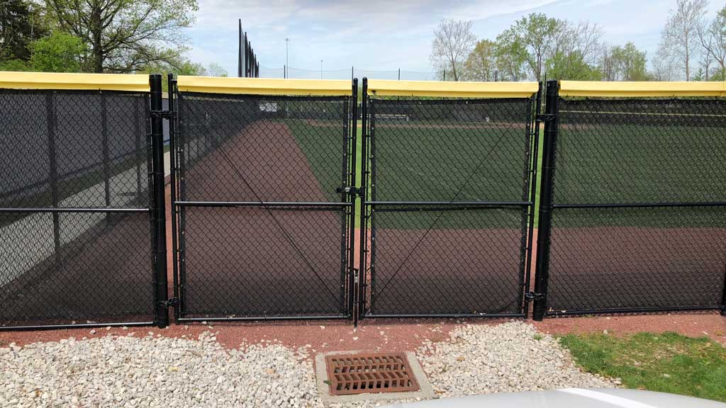 Screening for chain link fence