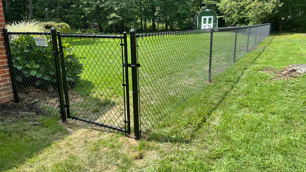 Black Chain Link Fence