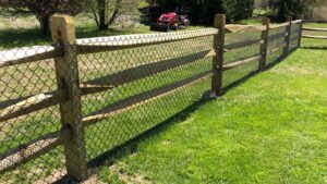 Split Rail Fence with Wire Mesh- Simply Effective