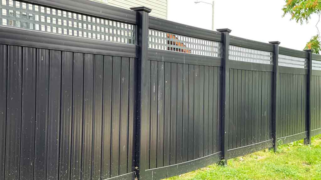 black fencing