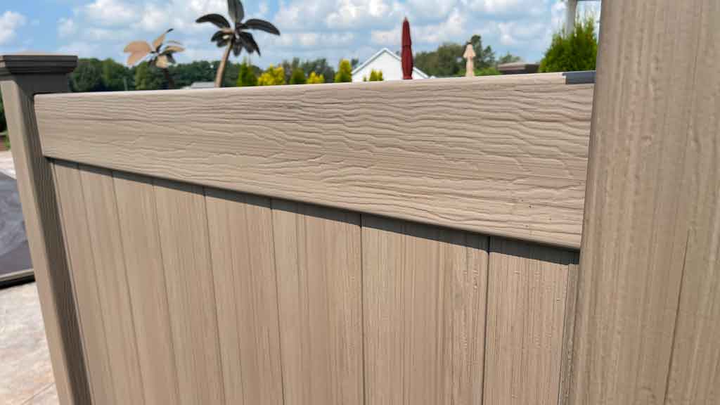 buff tech vinyl fence