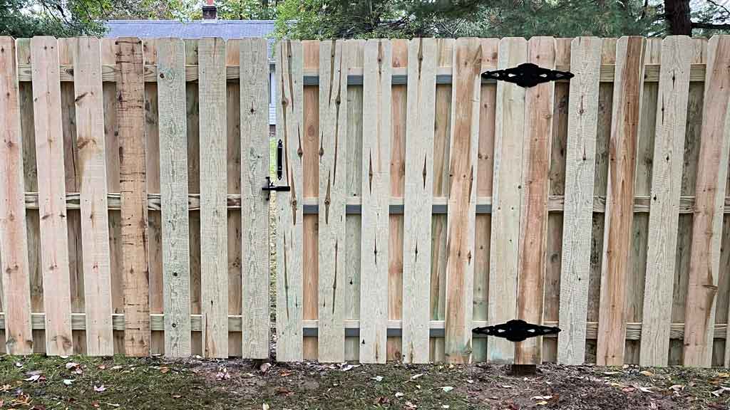 Steel Framed Wood Gates - Fence Resource