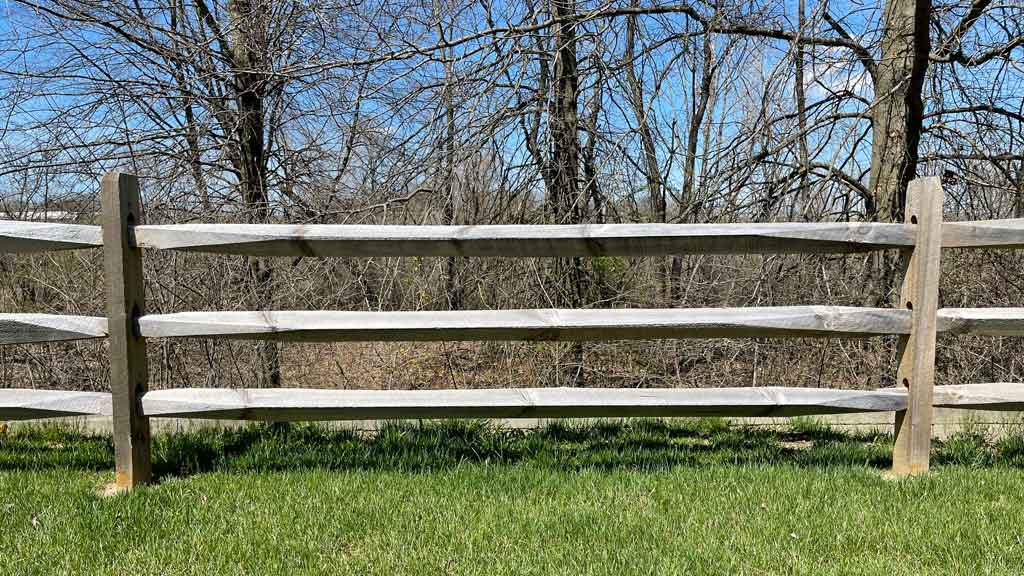 split rail fence