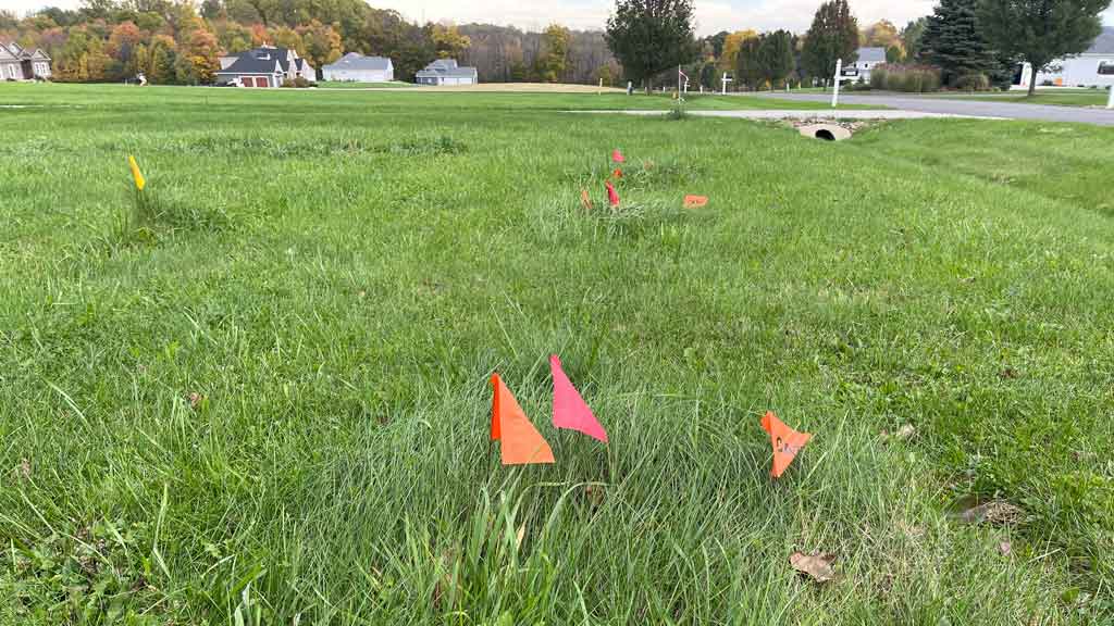 underground utility flags