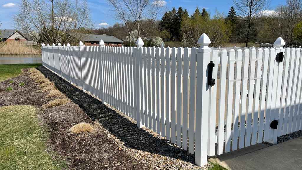 white picket fence