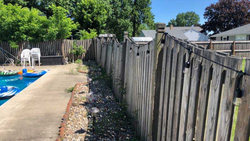 old wooden fence