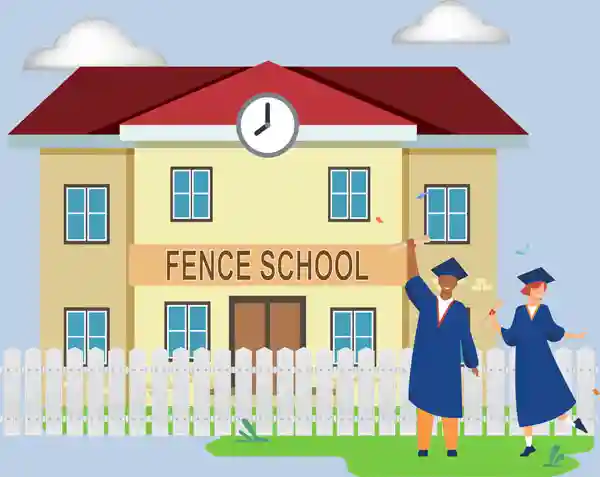 fence school
